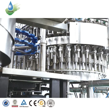 Automatic Complete Glass Bottle Carbonated Beverage 3 in 1 Filling Capping Machine Manufacturer