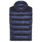 Vest Women Women Vest Custom Hooded Duck Down Vest Black Shiny Glossy Winter Fashion Women Down Vest