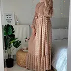 Women Latest Fashion Women Dresses Dubai Muslim Plus Size 3XL Women Dress Long Dress Muslim