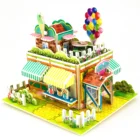 Diy 3d Puzzle Jigsaw 3d Nice Colorful Assemble Paper Factory Diy 3D Puzzle Model Jigsaw Puzzle For Kids