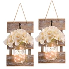Natural Handmade All Natural Hand-selected Wood Farmhouse Home Decoration Wall Art Wood Signs