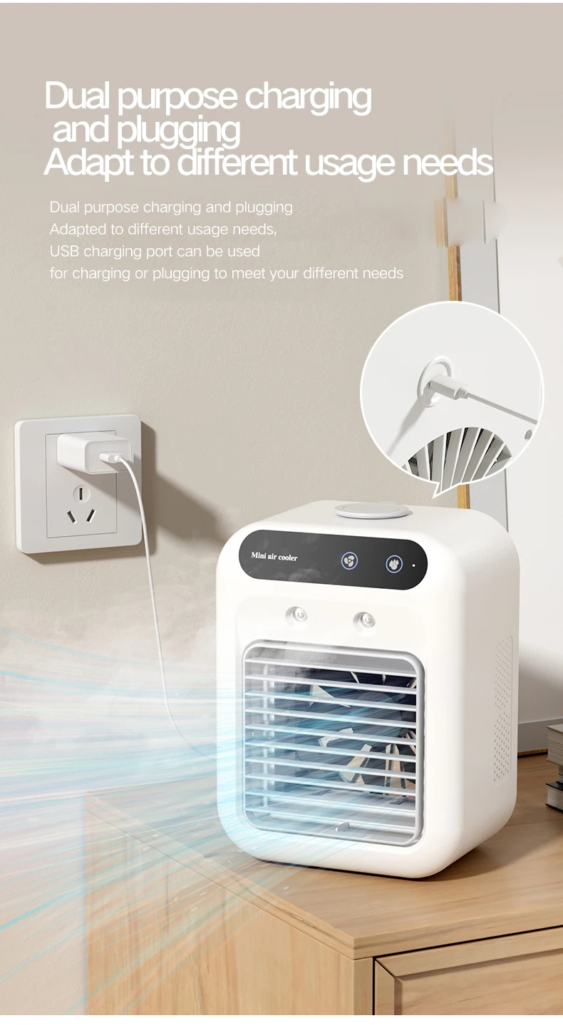 Eco-friendly Mini Air Conditioner, Portable, Electric, ABS - detail 10