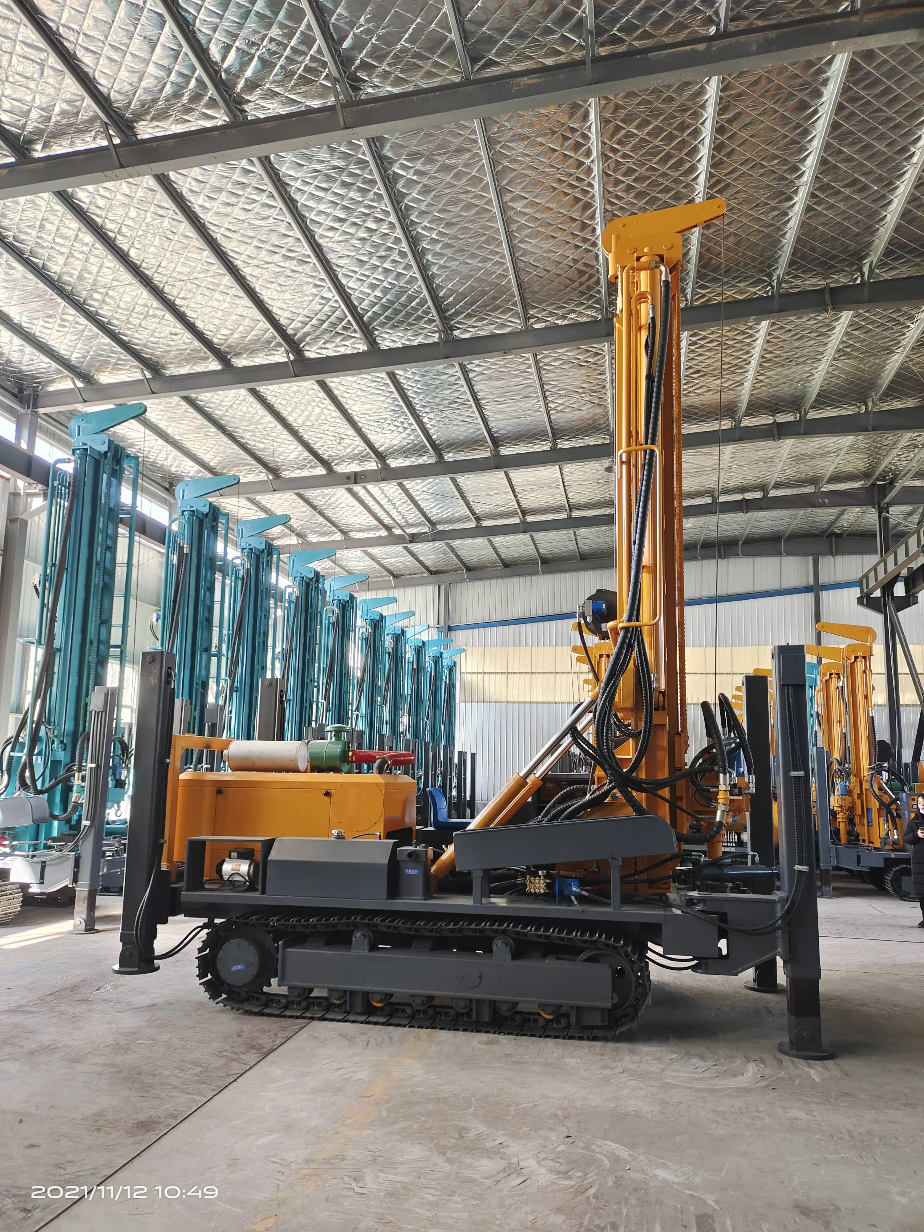 HWH800  800m 194kw Diesel Water Well Drilling with Welding Generator and Foam Pump for water well