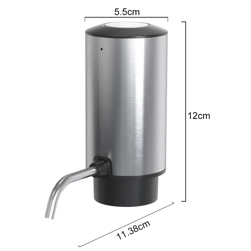 Modern Style Rechargeable Electric Wine Decanter Automatic Stainless Steel and ABS Wine Dispenser for Business Gifts