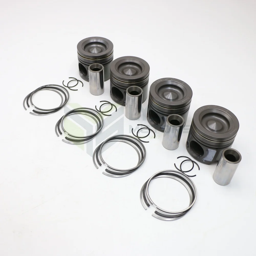 product stock piston 23410 2f975 234102f975 std 050 for hyundai d4hb 22l diesel engine 854mm piston kit with ring-0