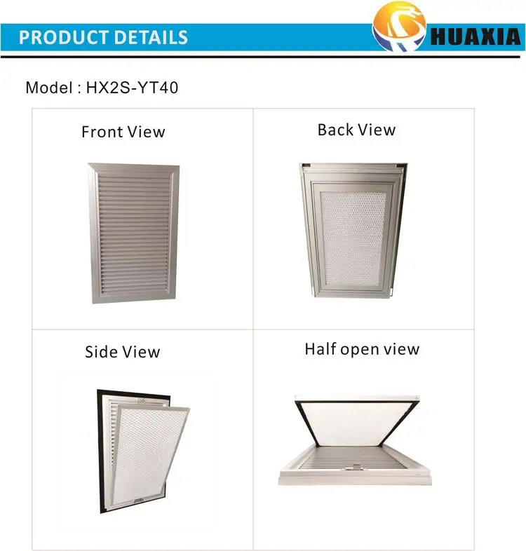 super thin shutter ip54 waterproof ventilation and dust filtered