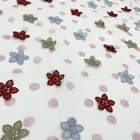 Embroidery NEW ARRIVAL 3D FLOWER EMBROIDERY ON MESH