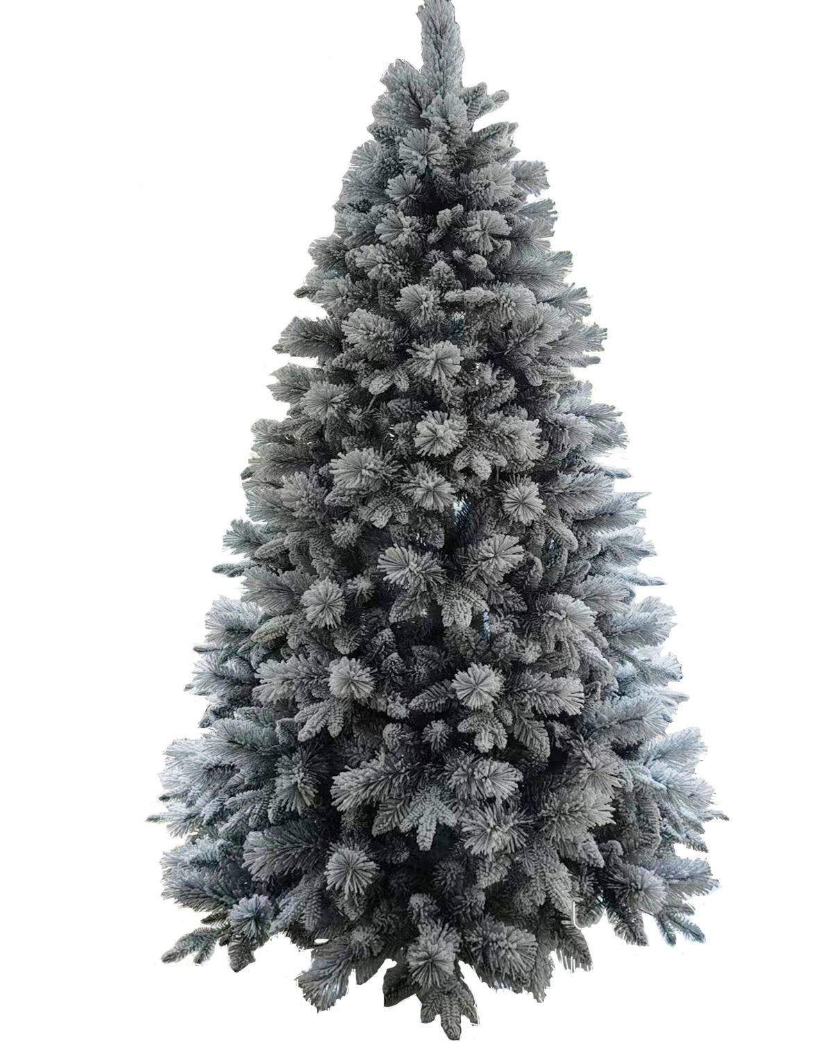 China Wholesale Pine Needle Christmas Tree Nice Natural Green & White Snow for Festival Celebration Decorations manufacture