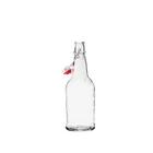 Glass Bottle Glassglassglassglass Glass Bottle 16oz 500ml Clear Glass 16oz Kombucha Swing Top Beer Bottle CY-086