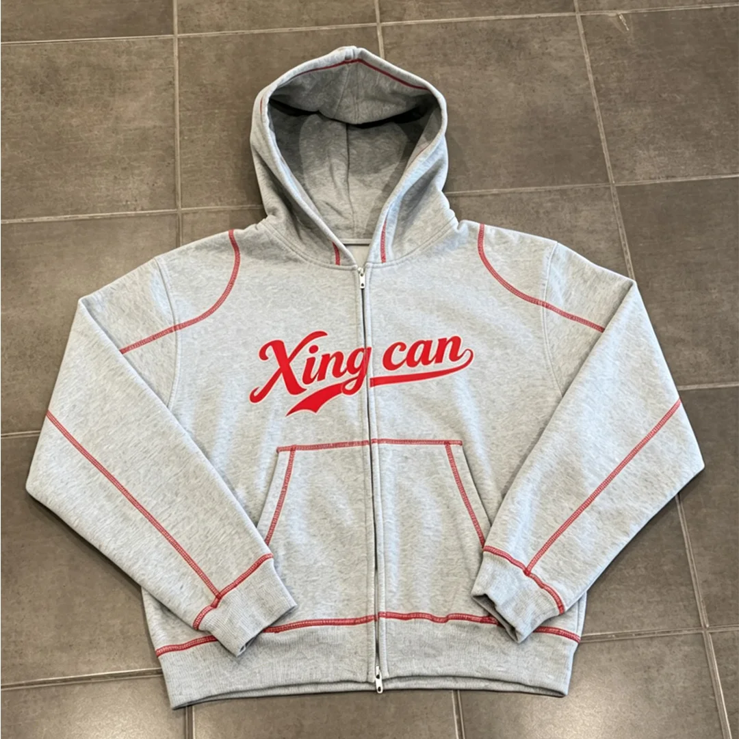 product garment manufacturer custom men tracksuit contrast topstitch hoodie jogger pants with custom dtg printed graphics 100 cotton-3