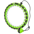 Hula Hoops Exercise Detachable Portable Sports Circle Hula Hoops Grey And Pink Smooth Smart Hula Hoops Lose Weight