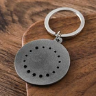 Key Keychain Compass Custom Metal Key Ring Compass/compass Keychain Logo