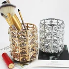 Factory Hot Selling Wholesale Crystal Crafts Cosmetic Brush Multifunction Storage Bucket