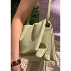 Women 2021Vintage Korean Style Soft Pu Leather Underarm Handbag Clutch Small Tote Women Bag Bolsas De Mujer