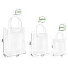 Bag Pvc Pvc Recycle Clear Plastic Shopping Bag With Logos Clear PVC Bag