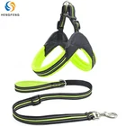 Vest Vest Harness Leash Supplies Reflective Breathable Soft Padded Protective Pet Dog Chest Vest Harness And Leash