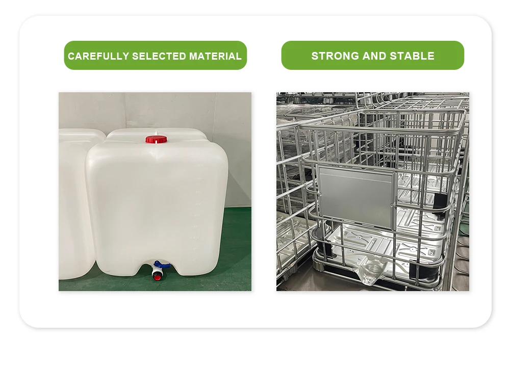 Customizable Plastic Liquid Chemical Storage Ibc Tank 1000l Ibc Plastic