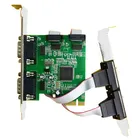 Card Pc PCIe Expansion Card RS-232 With 4 Connections Card For Pc