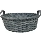 Wicker Eco-friendly Woven Newspaper Magazine Paper Rope Wicker Office Home Storage Baskets Bins Table Coin Storage Tray