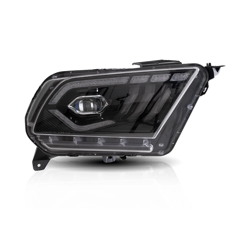 product headlight head light led lens headlights head lamp for ford mustang headlamp headlight 2010 2012 plug and play-4
