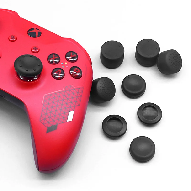 product 8 piece high low silicone grip caps shell case for xbox game joysticks dust sweat protection compatible for xbox one series-3
