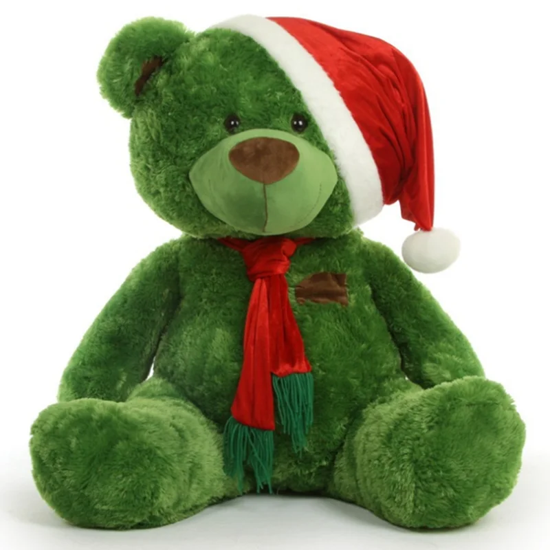 huge christmas teddy bear