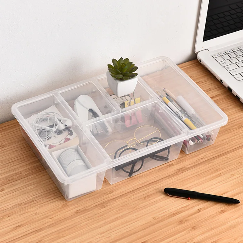 Wholesale Refrigerator Crisper Transparent Desktop Organizer with Lid Vegetable Fruit Food Storage Boxes