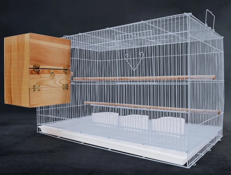 Factory Direct Export of New Enlarged Parrot Breeding Cage 3 Boxes of Iron Bird Cage Folding Bird Cage