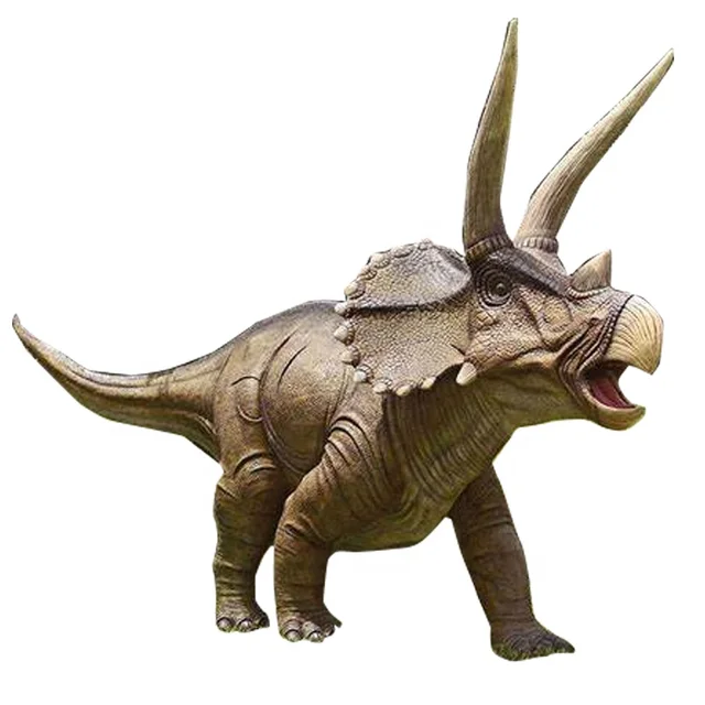 Large eco-friendly resin fiber dinosaur sculpture FRP animal statue custom crafts
