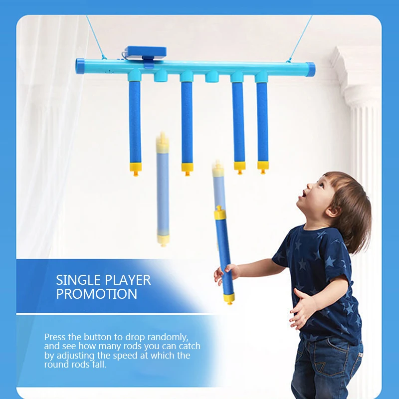 New Arrivals Funny Falling Stick Catch Toys Exercise Competition Catch Stick Game Catch Reaction Interactive Toys For Children