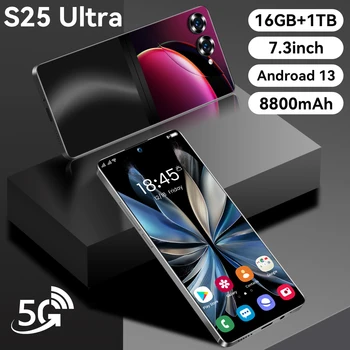 s25 ultra+ unlocked cheap high quality 16+1024G mobile phones with dual sim cards