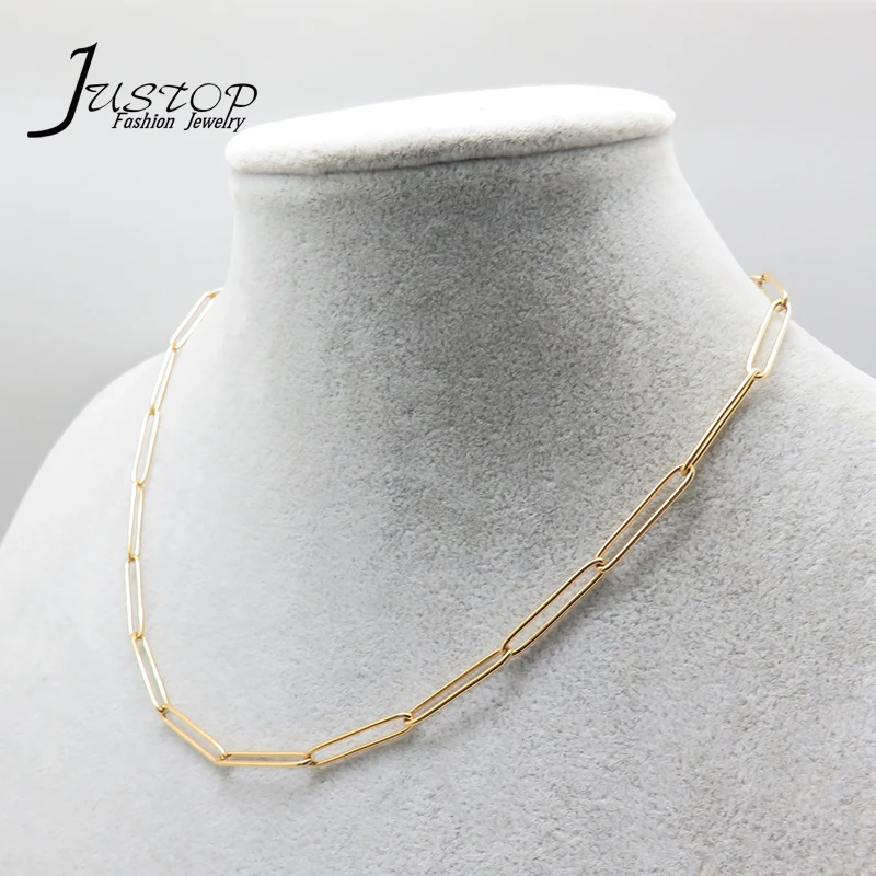 New Design 18k Gold Plated Paperclip 