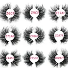 Eyelash False 25 Mm Lash Wholesale Crazy Kid Siberian 3d Mink Eyelash Custom Label Book 16 False Bulk Eyelash Pack