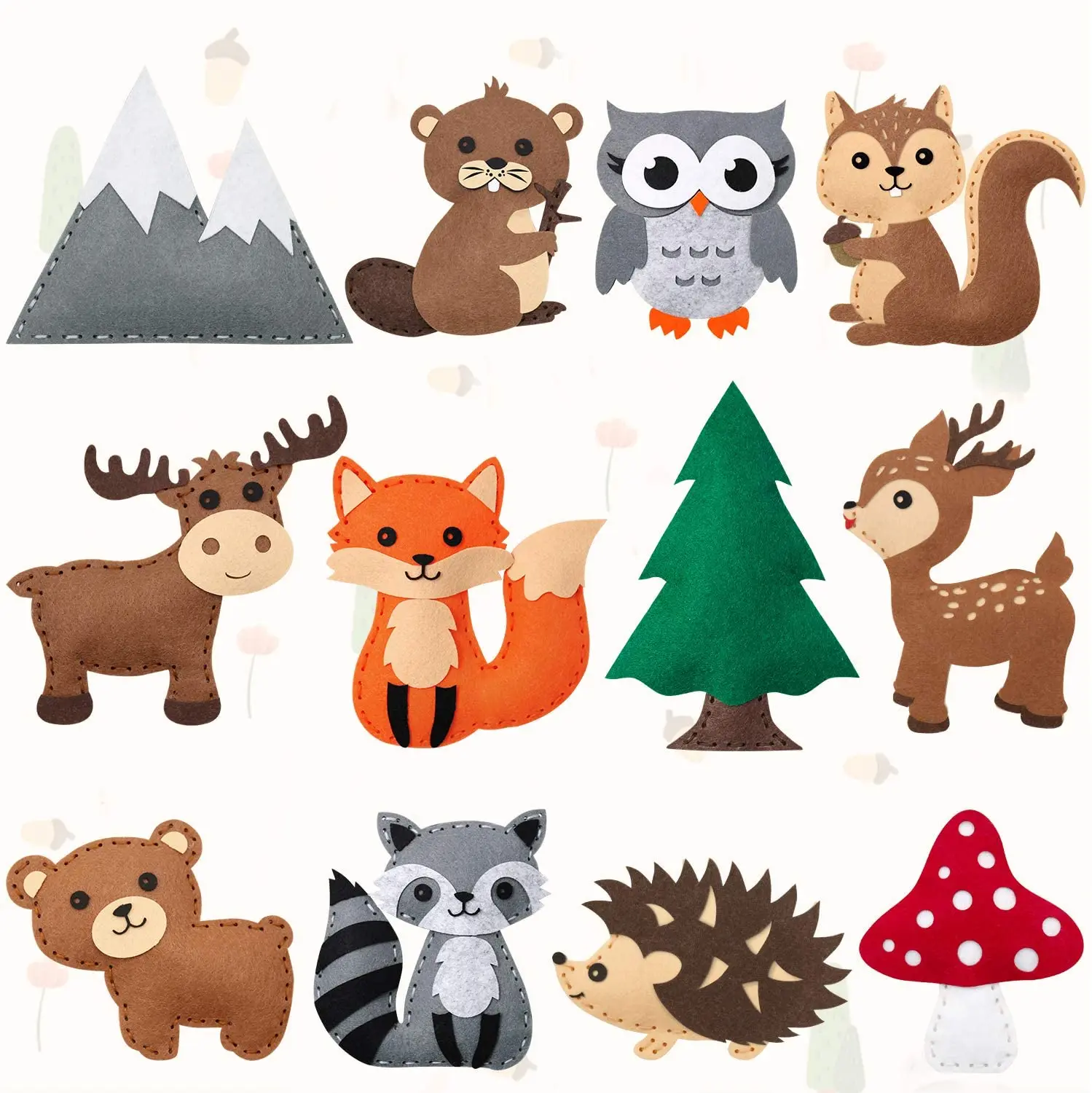 woodland forest stuffed animals