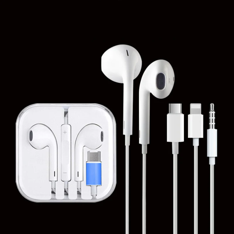 C Headset 3.5mm Wired Gaming Earphones 