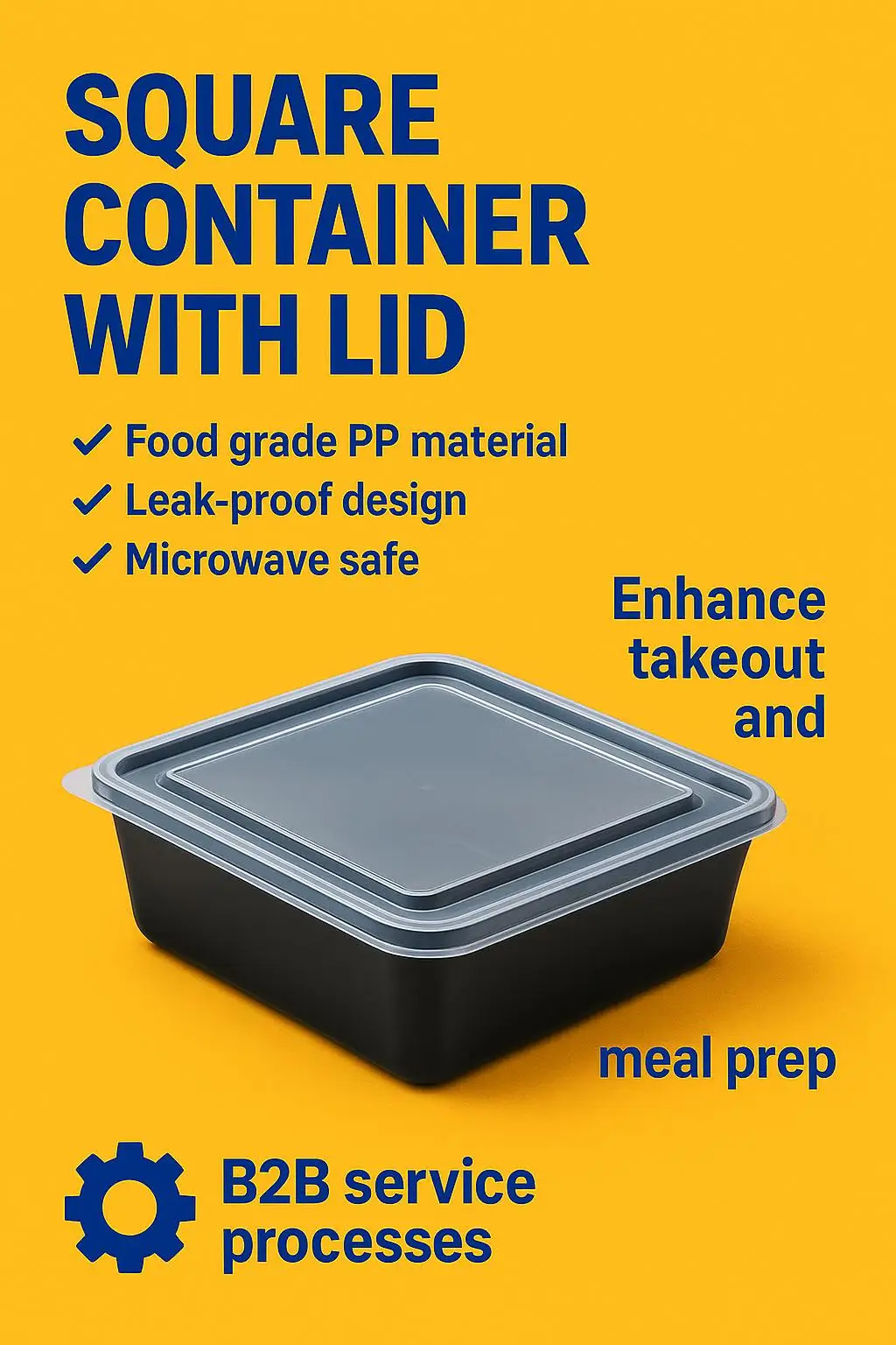 Convenient Disposable Plastic Lunch Box and Bowl for Takeaway Easy Disposal Plastic Packaging - detail 10