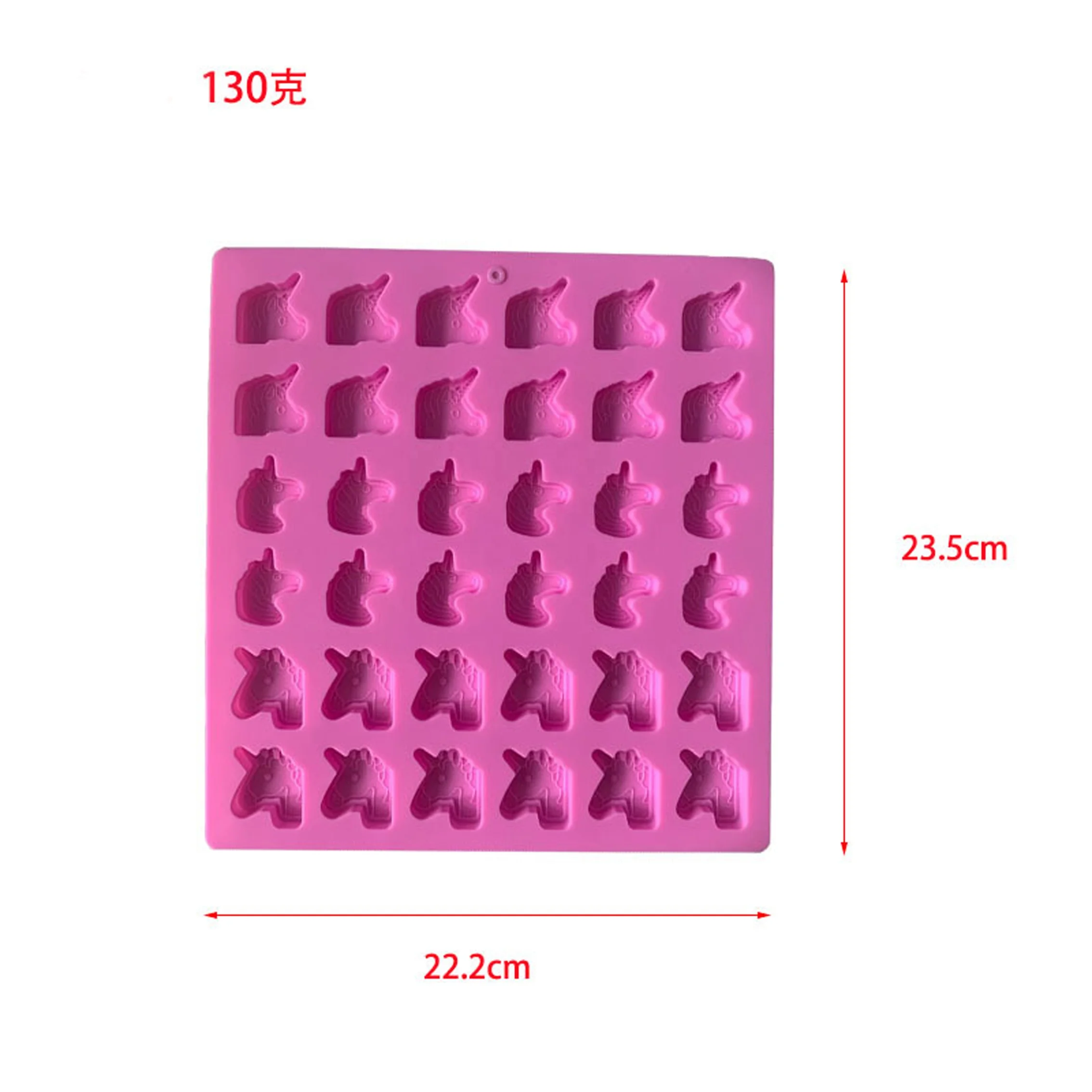 hot selling 36 Cavity Unicorn Shaped Chocolate Mold non stick easy to clean Ice Cube Mold Cake Mold Flower Cake Tools