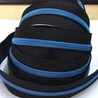 Zip Custom 5# Black Tape With Custom Full Zip Hoodie OEMS Zipper Hood Outside