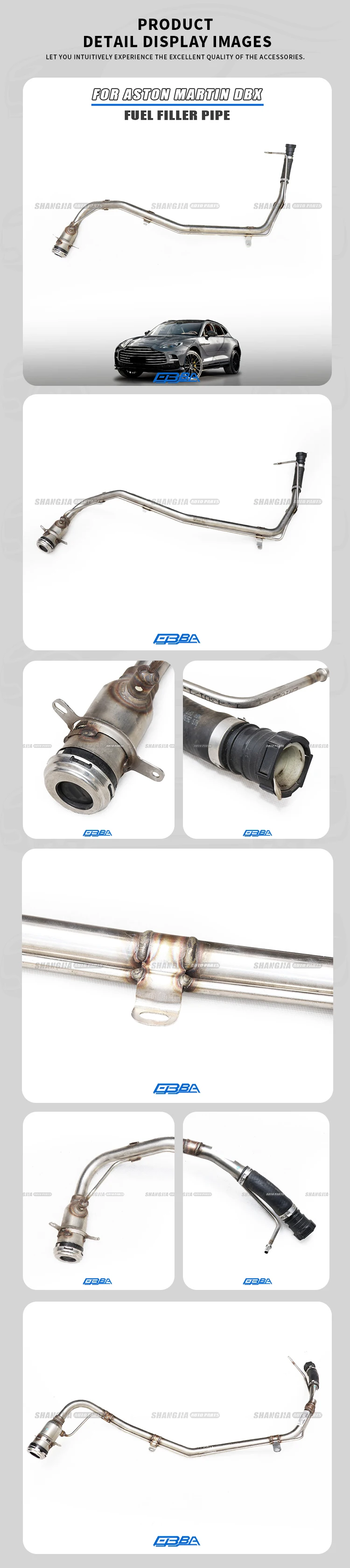 Metal Fuel Pipe For Aston Martin DBX MY83-9034-AE 2025 Hot Sale Original Used Anti Corrosion Durable Fuel Tank Filler Pipe manufacture