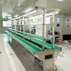Automatic Work Belt Conveyor Table Automatic Antistatic Flatwork Ironer ESD Assembly Line Belt Conveyor With Work Table