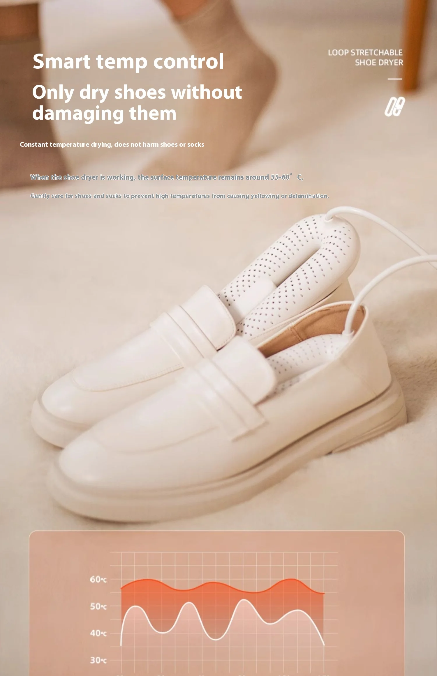 xiaomi youpin sothing adjustable shoe dryer-3