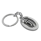 Silver Tag Car Logo Keychain Rotatable Key Chain Silver Plated Metal Key Tag