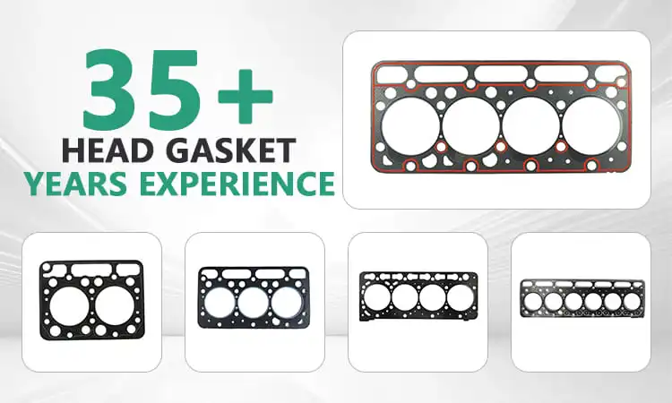 Cylinder Head Gasket For deutz 04170574 F3L1011 F3M1011 1011 3 Notch. excavator tractor forklift spare parts