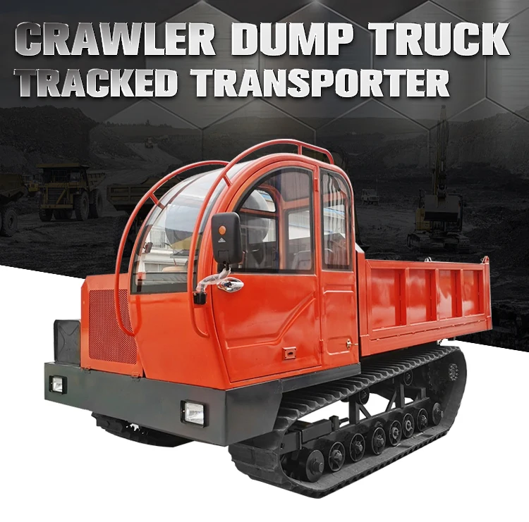 All Terrain Crawler Dumper Ton Crawler Dump Truck Transporter Rubber