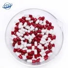 Red Red And White Capsule Size 00 0 1 2 3 4 Iron Oxide Red And White Empty Pill Gelatin Capsules