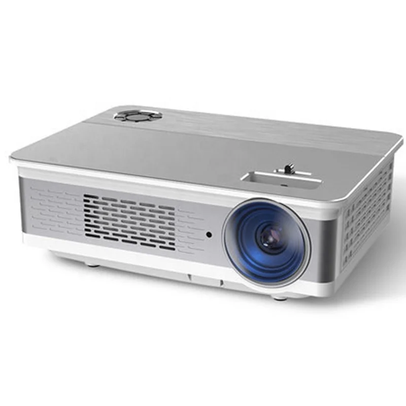 Volcage Home LED Projector HD 1080P Theater with Projection Cloth Overhead Projectors 
