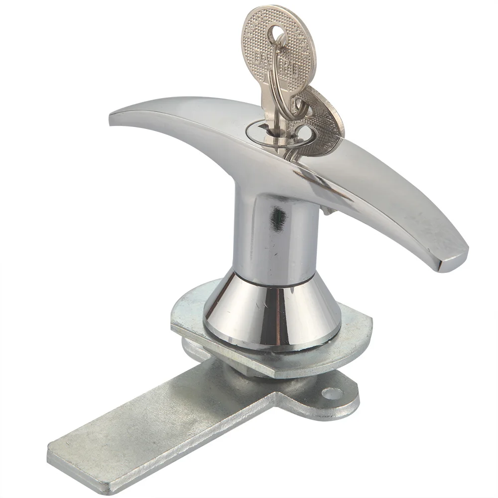 Lock Manufacturer Compression Latch Industrial Metal Door Lock Handle Set T Shape Zinc Alloy Handle Lock factory