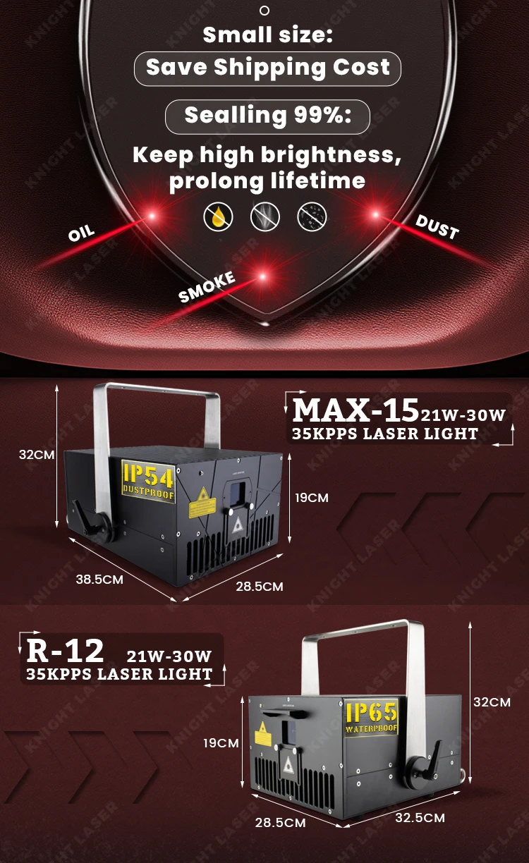 20w 30w Outdoor IP65 IP54 Dj Disco Rgb 3D Animation logo Effect Sky Ilda Professional Programmable Laser Light Show Projector
