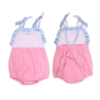 2020 new design Easter rompers knitting cotton wholesale baby clothes infant newborn kids girls cute boutique baby romper summer