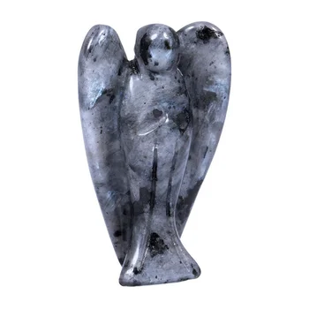 Angel Stones Healing Crystal Carved Gemstone Crystal Figurine Statue Guardian Pocket Angel